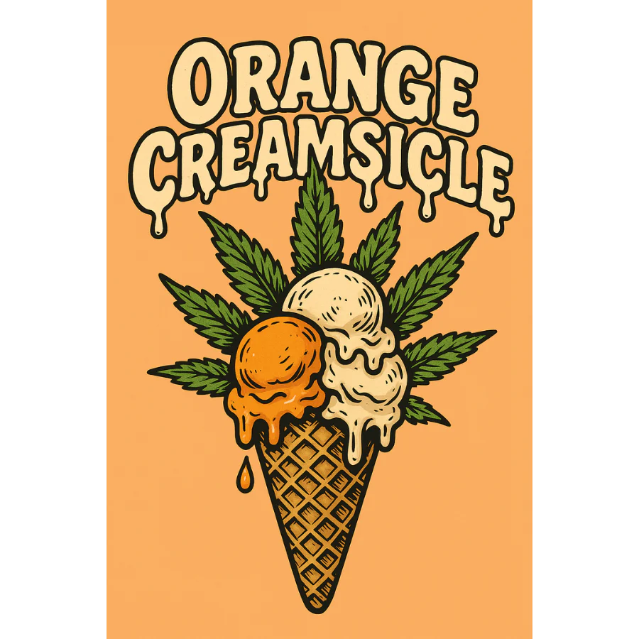 Orange Creamsicle THCa Flower (Living Soil Exotic) - Image 2